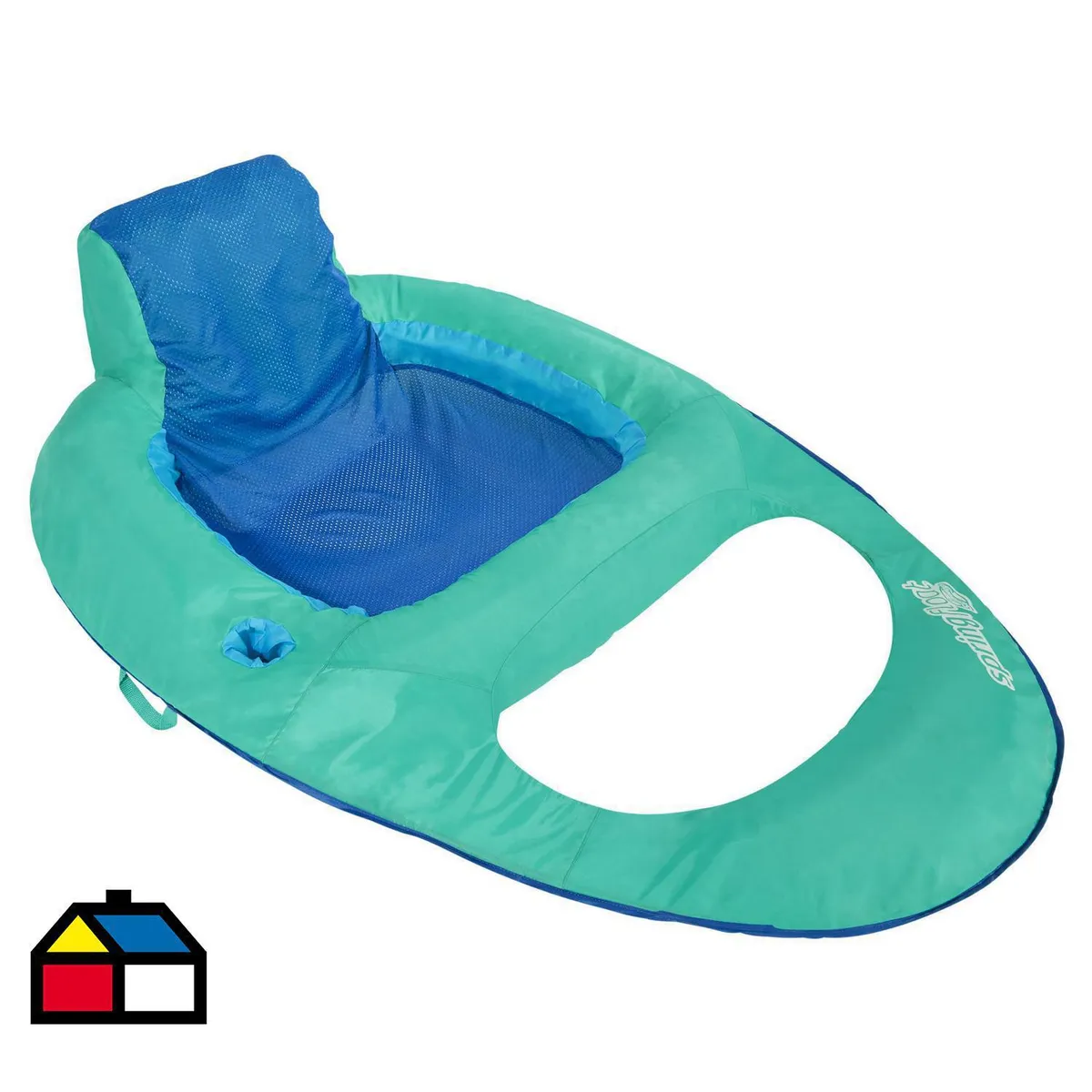 SWIMWAYS - Reposera Flotante Pleg Aqua Azul 96x40x142 cm