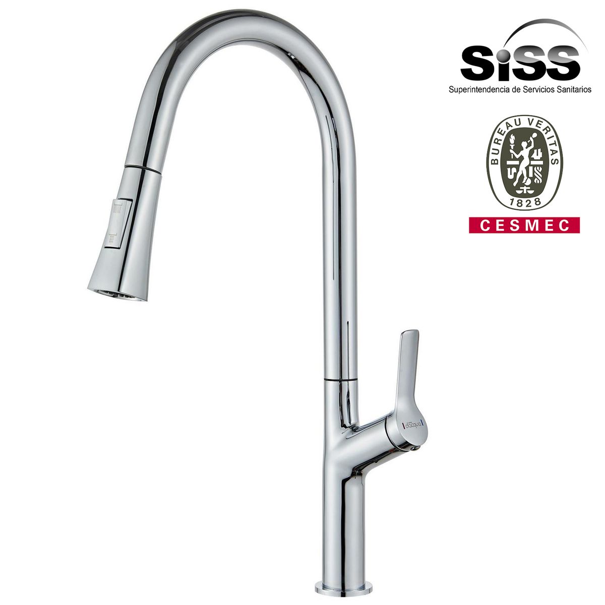 SENSI DACQUA - Monomando Cocina Vera Cromado