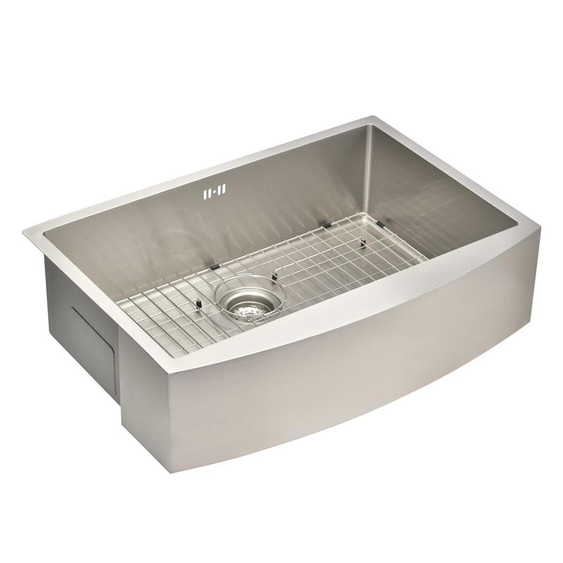 SENSI DACQUA - Lavaplatos Bajo Cubierta 1 Cubeta(s) 76.2x22.9x53.3 cm Acero inoxidable
