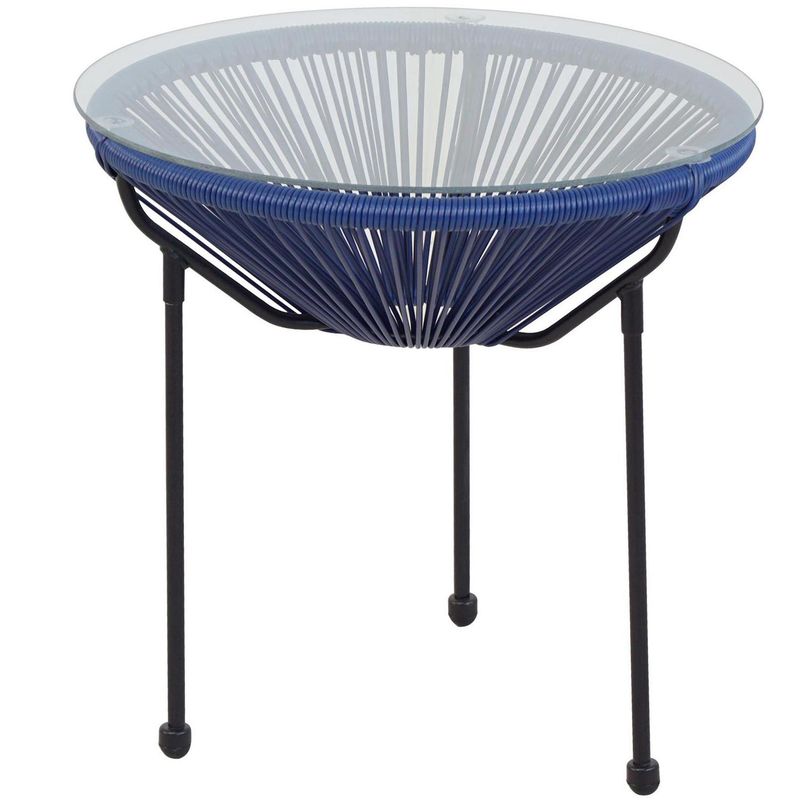 JUST HOME COLLECTION - Mesa de Terraza Redonda Metal 50x50x50 cm Cozumel