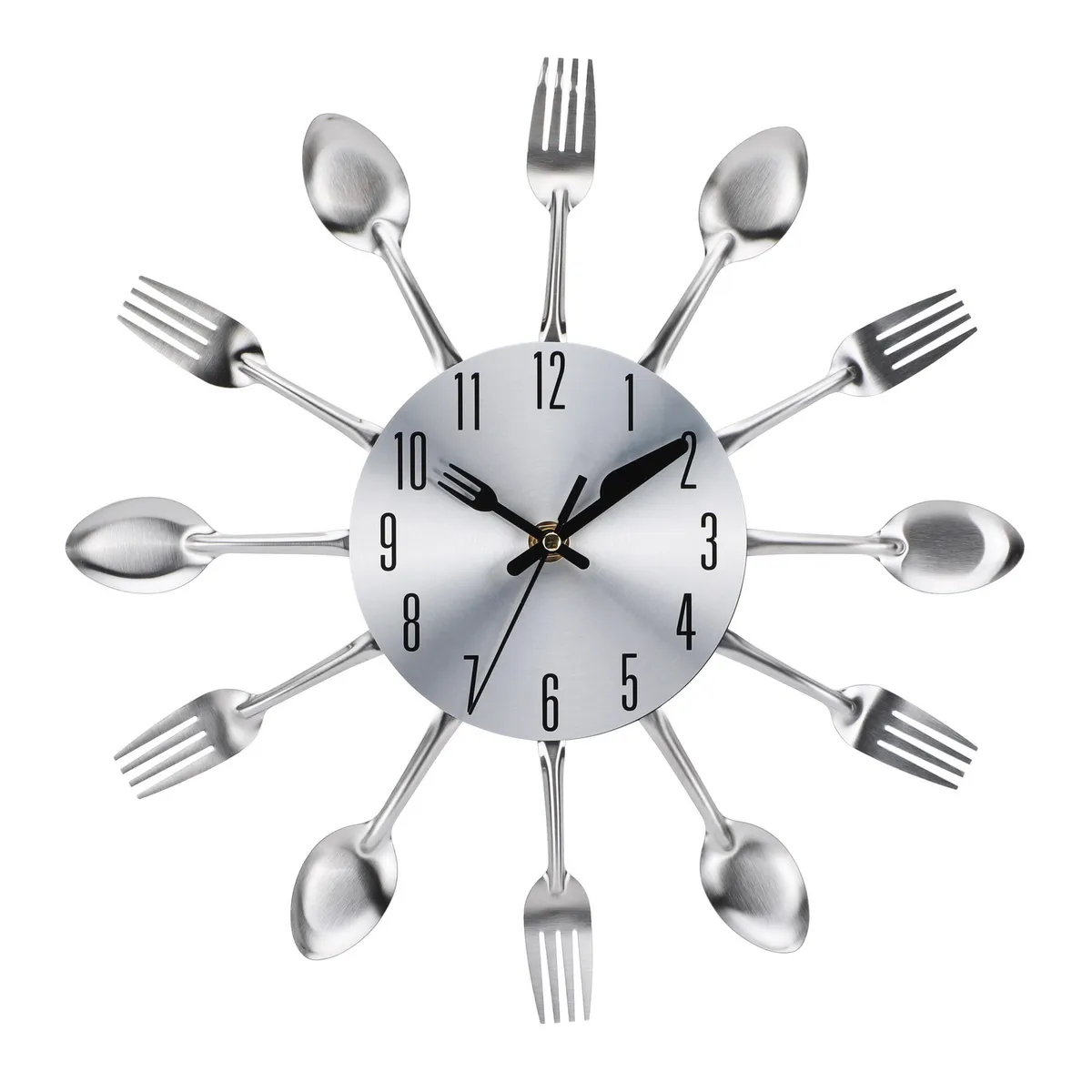 JUST HOME COLLECTION - Reloj cocina utensilios 20 cm
