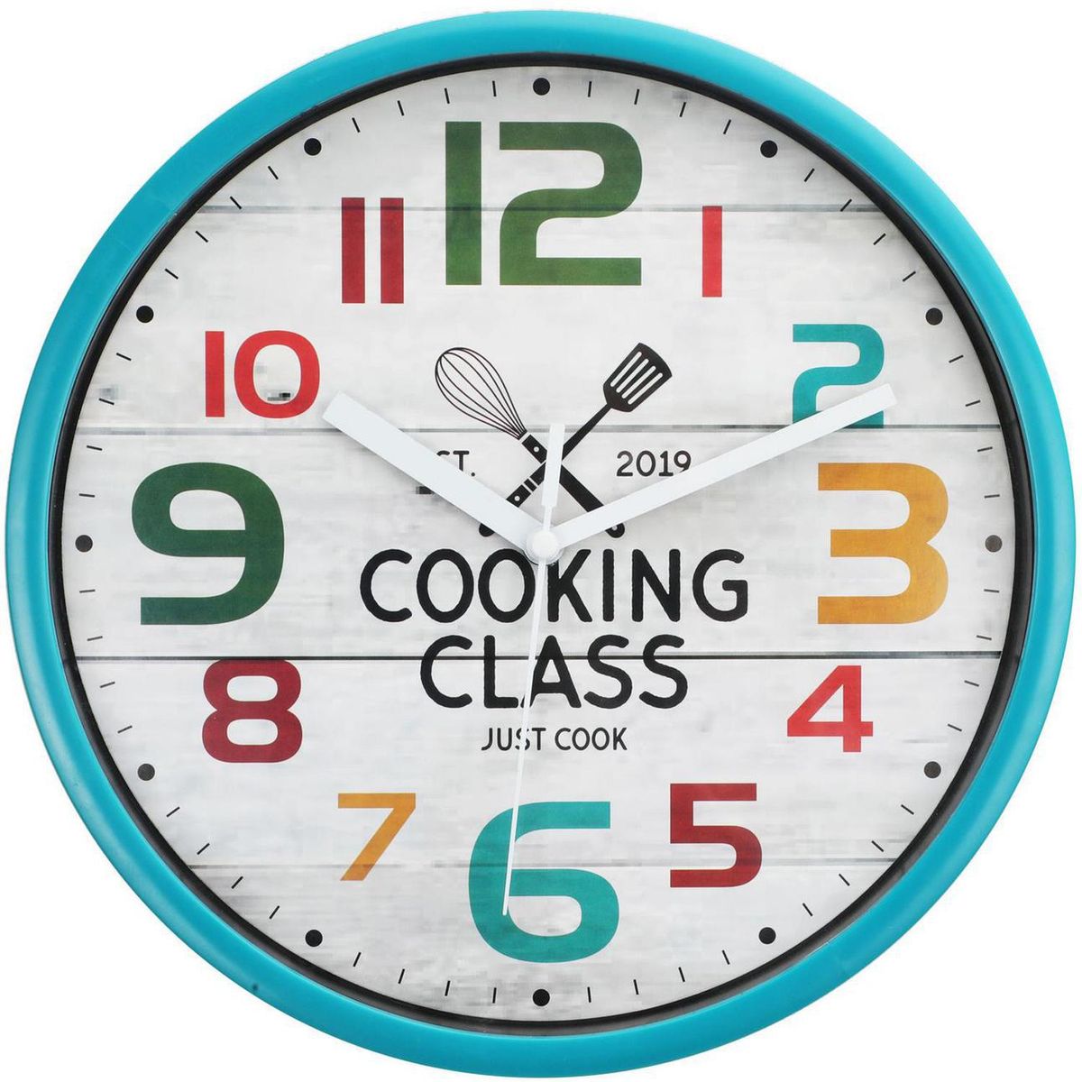 JUST HOME COLLECTION - Reloj cocina words 20 cm