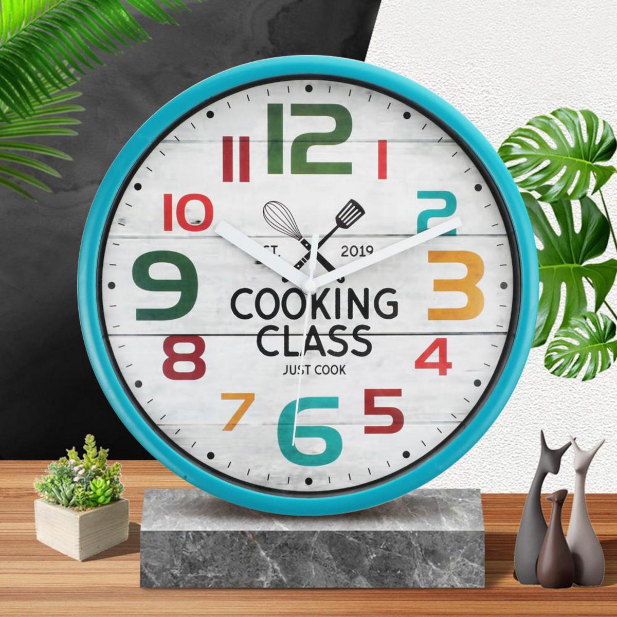 JUST HOME COLLECTION - Reloj cocina words 20 cm