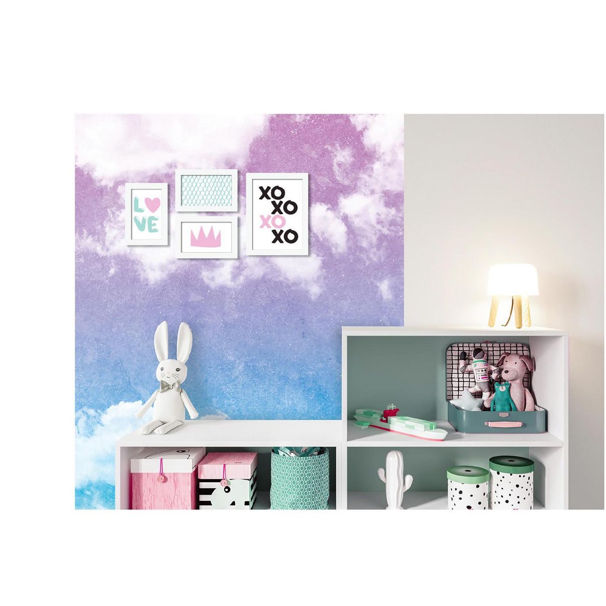 HOMY - Marco de Foto Girlie 10x15 cm Blanco Madera