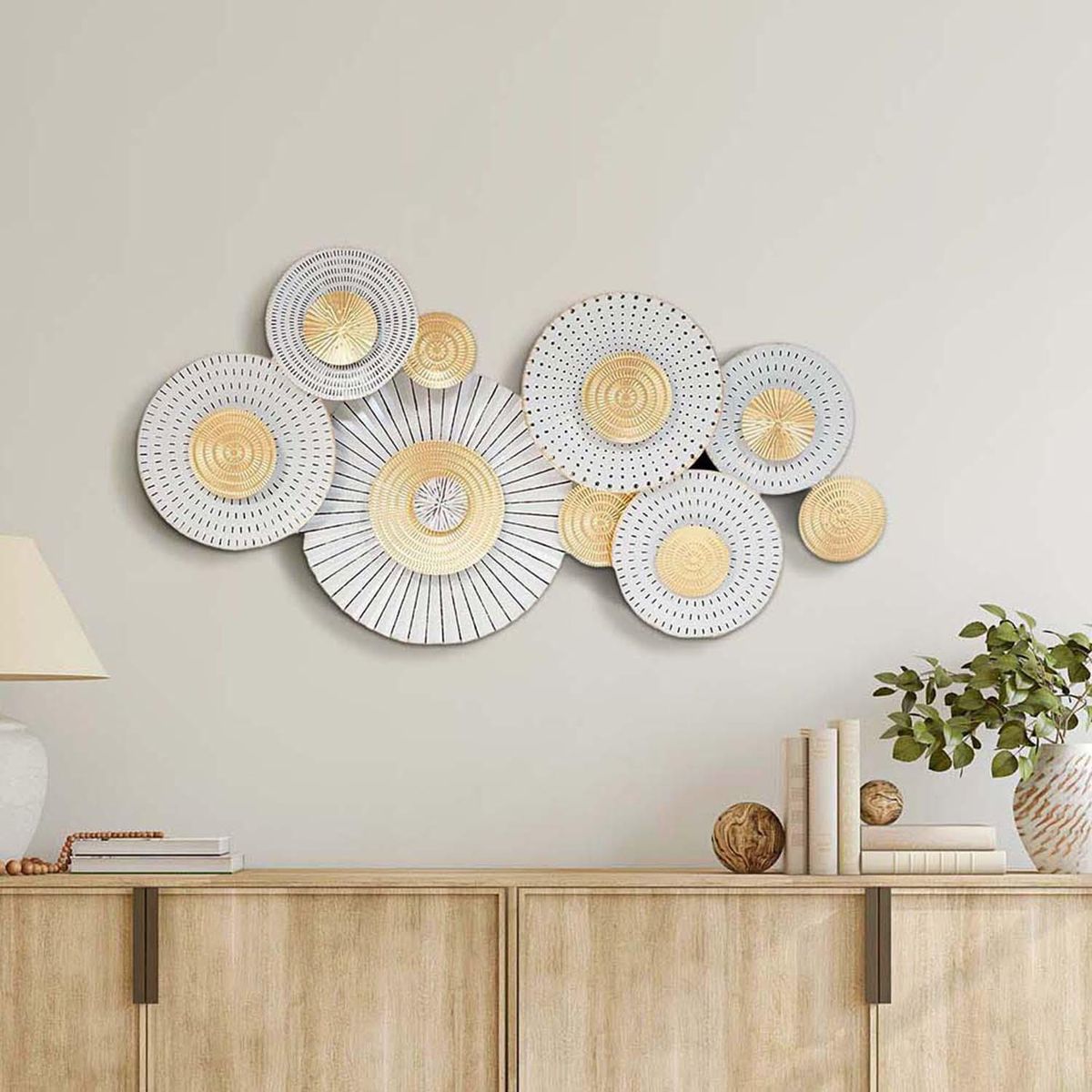 HOMY - Decopared metal redon 134x68 cm