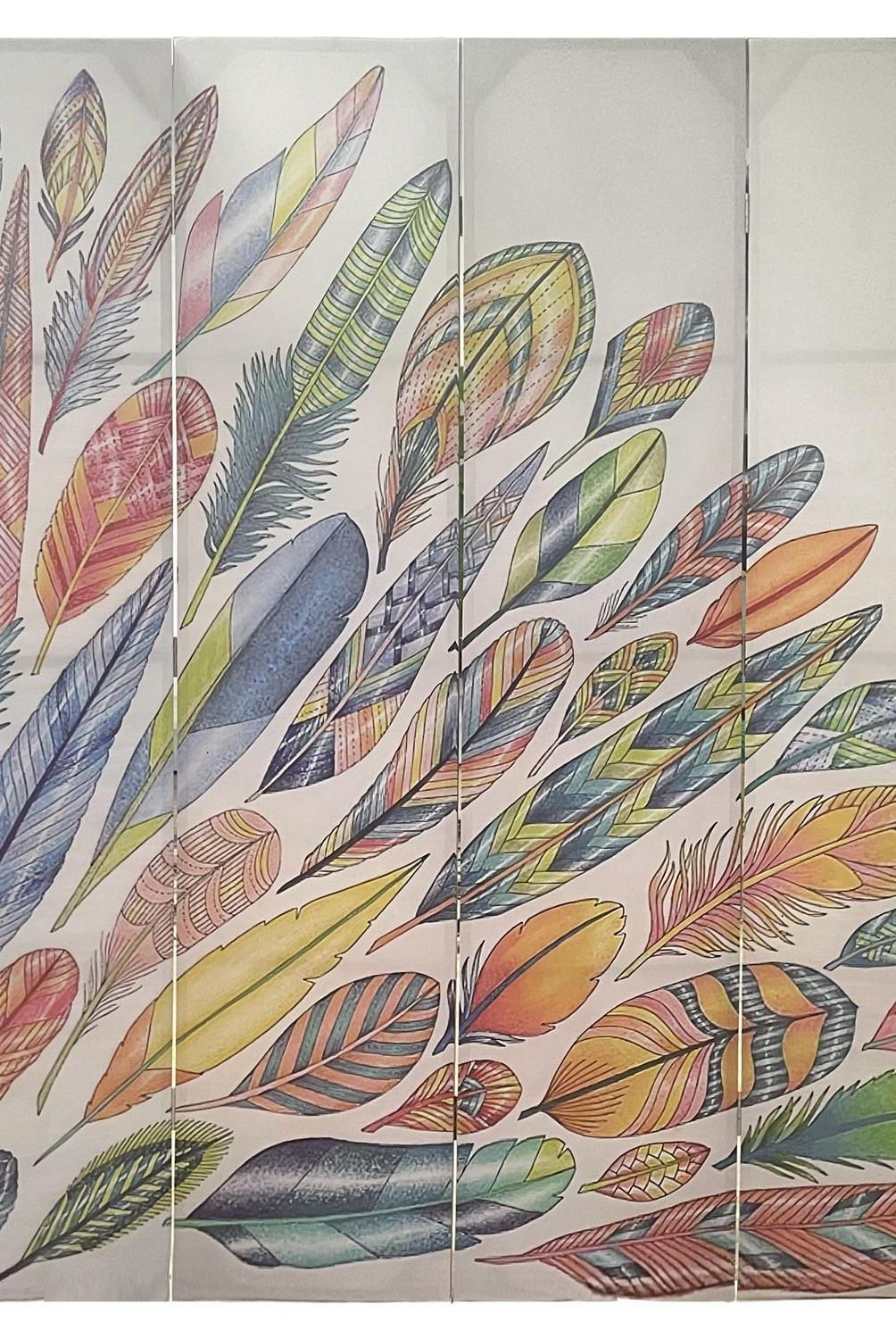 HOMY - Separador de Ambiente Plumas 160x180 cm