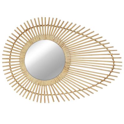 Imagen 2 del producto Espejo Pared Forma Ovalada 80x55.5 cm Beige Forma