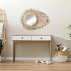 HOMY - Espejo deco bambu forma 55x80 cm