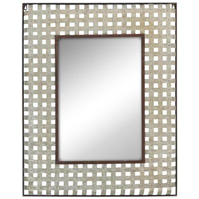 Imagen 2 del producto Espejo deco metal rectangular 71x91 cm