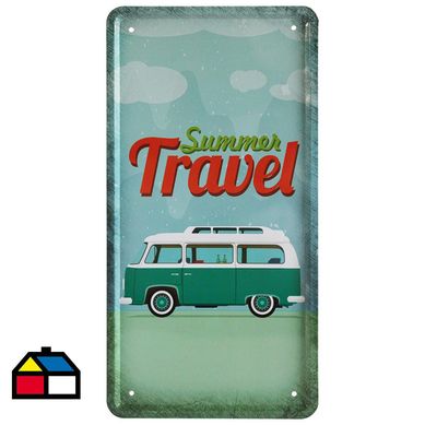 Lamina metal travel 30x15 cm