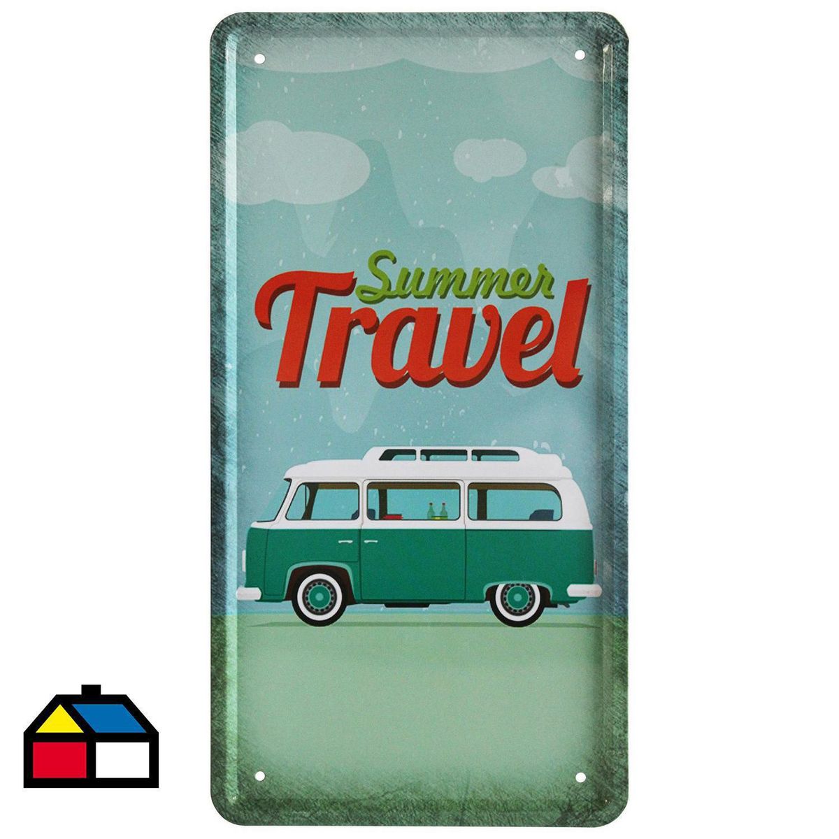 HOMY - Lamina metal travel 30x15 cm