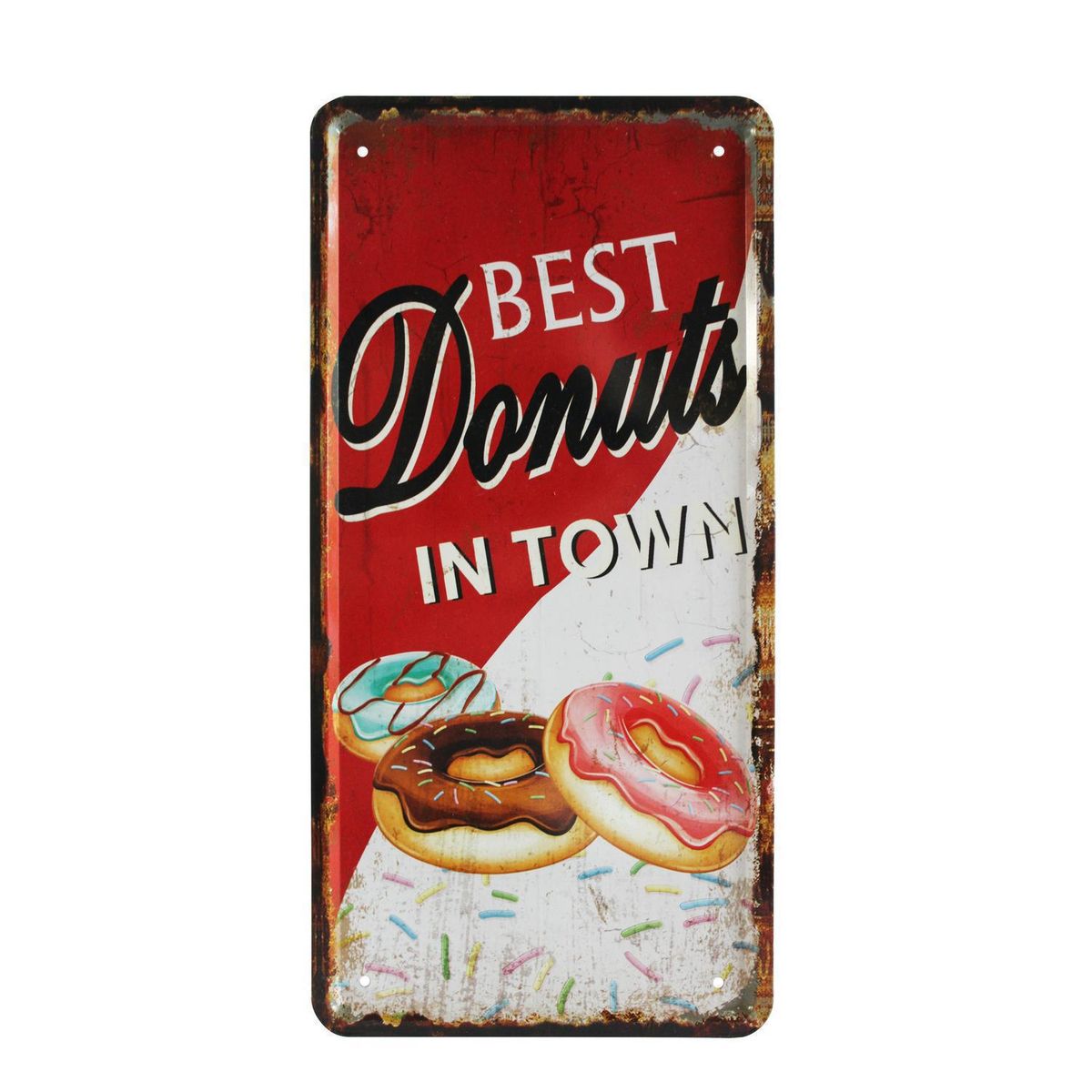 HOMY - Lamina metal donas 30x15 cm