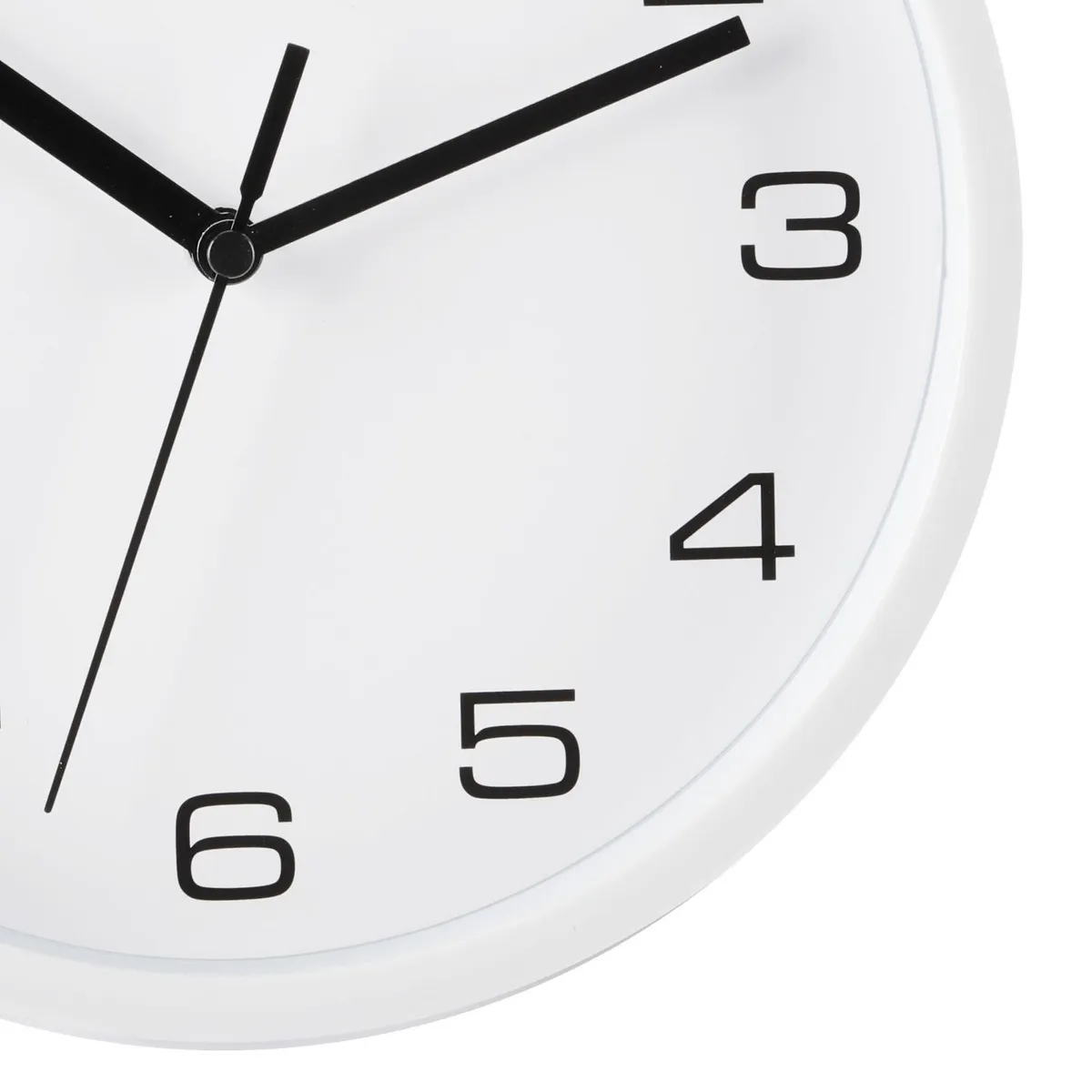 JUST HOME COLLECTION - Reloj pared básico 20 cm blanco