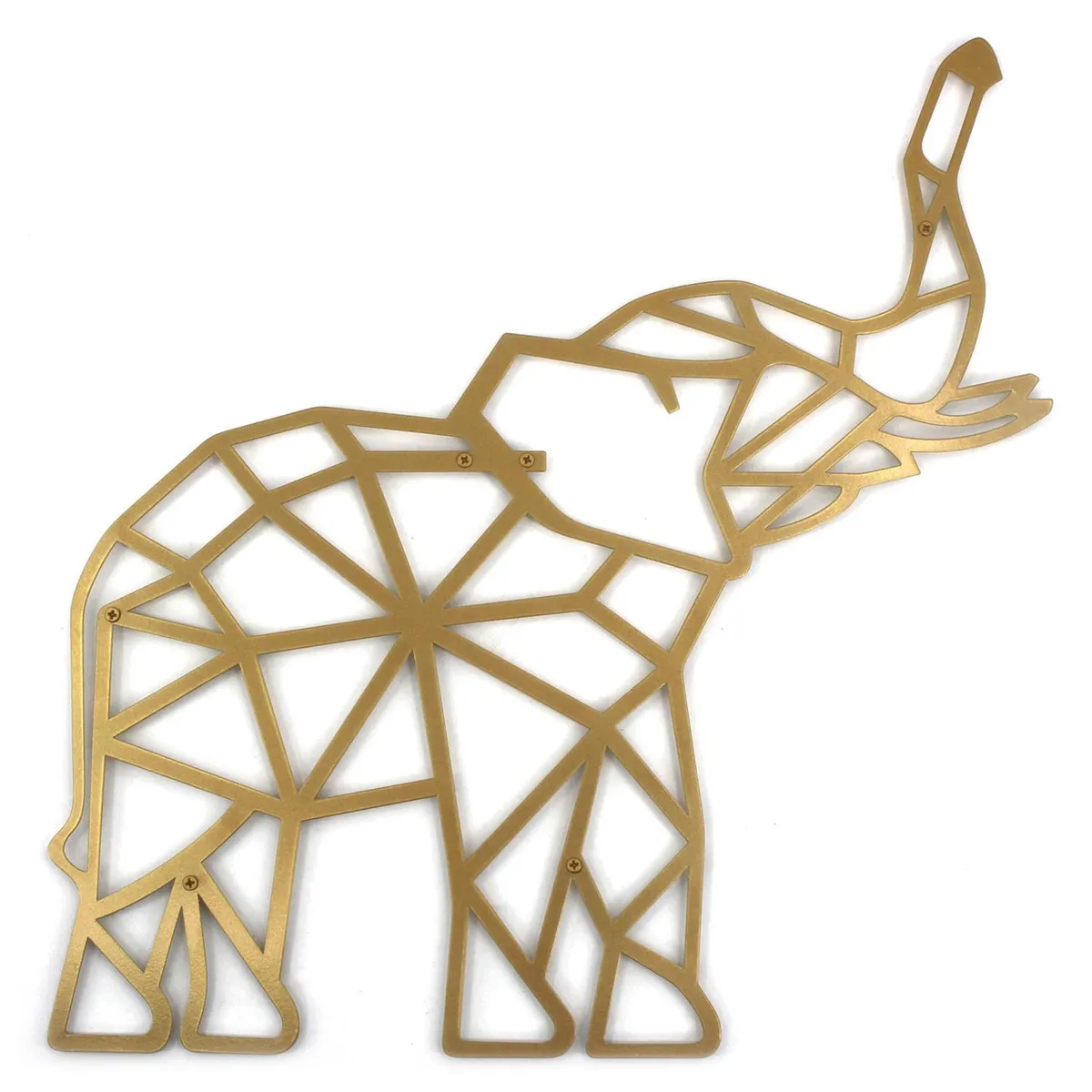 HOMY - Lamina metal elefante 48x50 cm