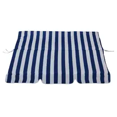 JUST HOME COLLECTION - Repuesto cojín+toldo sillón rayas azul