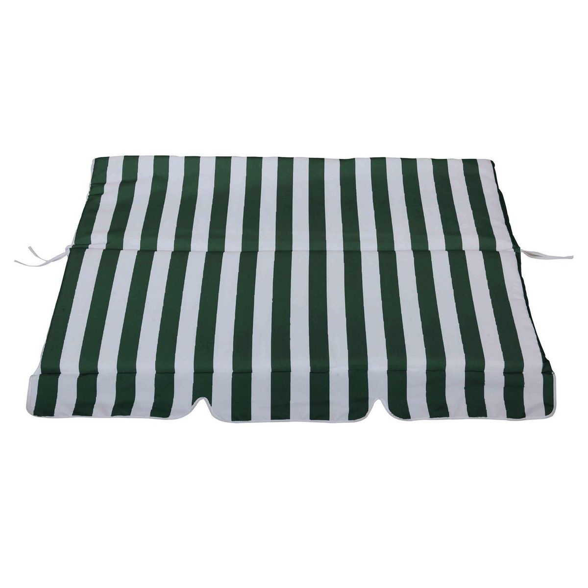 JUST HOME COLLECTION - Repuesto cojín+toldo sillón rayas verde