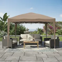 Toldo Plegable 3x3 metros Taupe