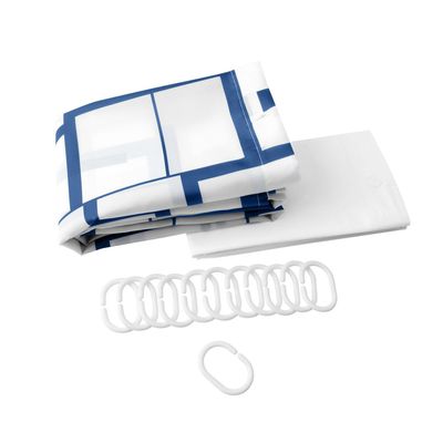 Imagen 2 del producto Set cortina + forro geo 178x180 cm