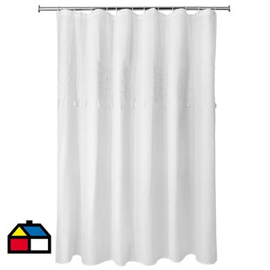 Cortina bao algodn elegant 180x200 cm
