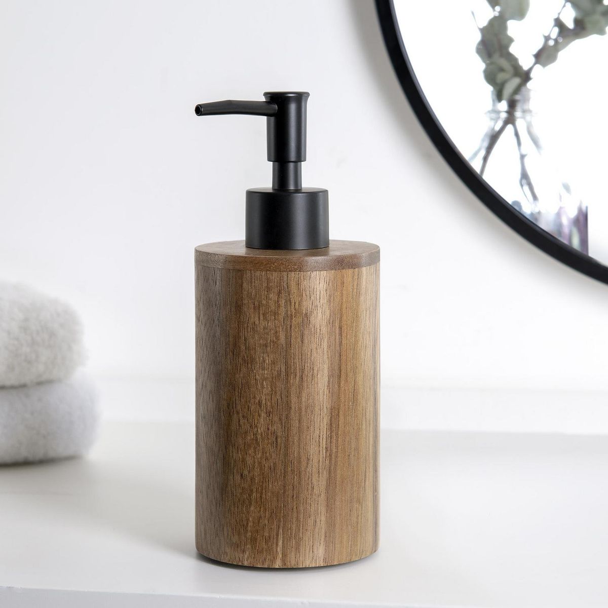 JUST HOME COLLECTION - Dispensador acacia natural