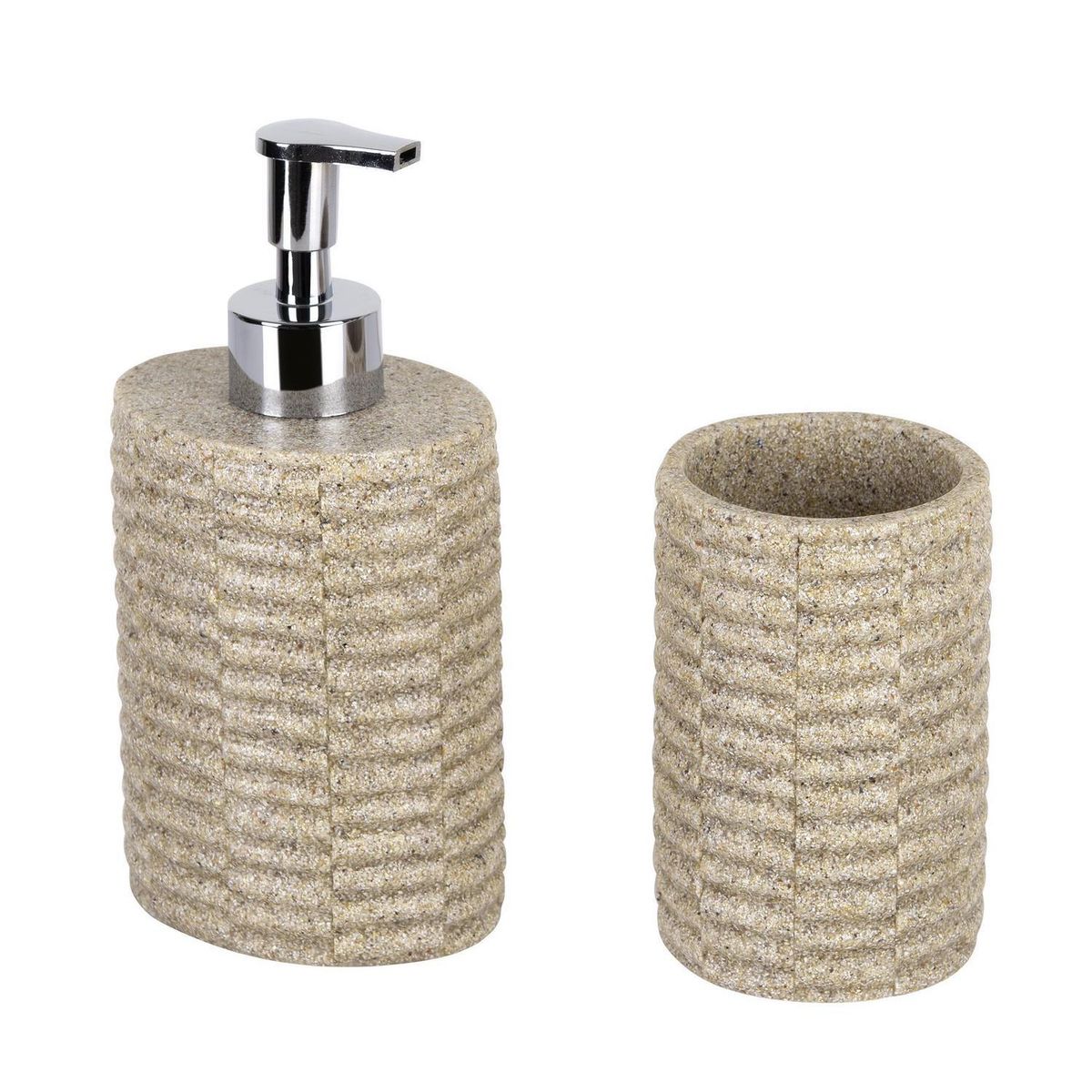 JUST HOME COLLECTION - Pack 2 Dispensador + vaso fusion