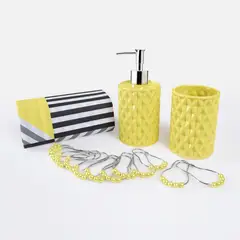 JUST HOME COLLECTION - Set baño 4 piezas groovy