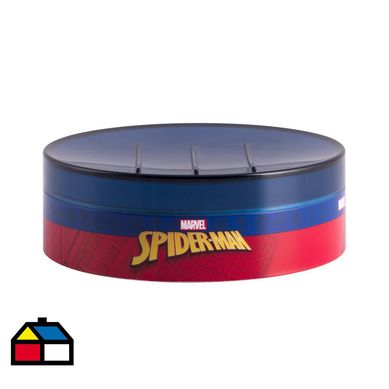 Jabonera Spiderman Azul y rojo