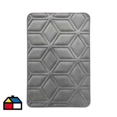 Piso bao diamon 40x60 cm gris
