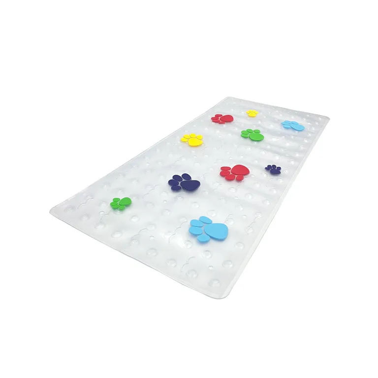 Piso de Ducha Antideslizante Pies 78x36 cm PVC Multicolor