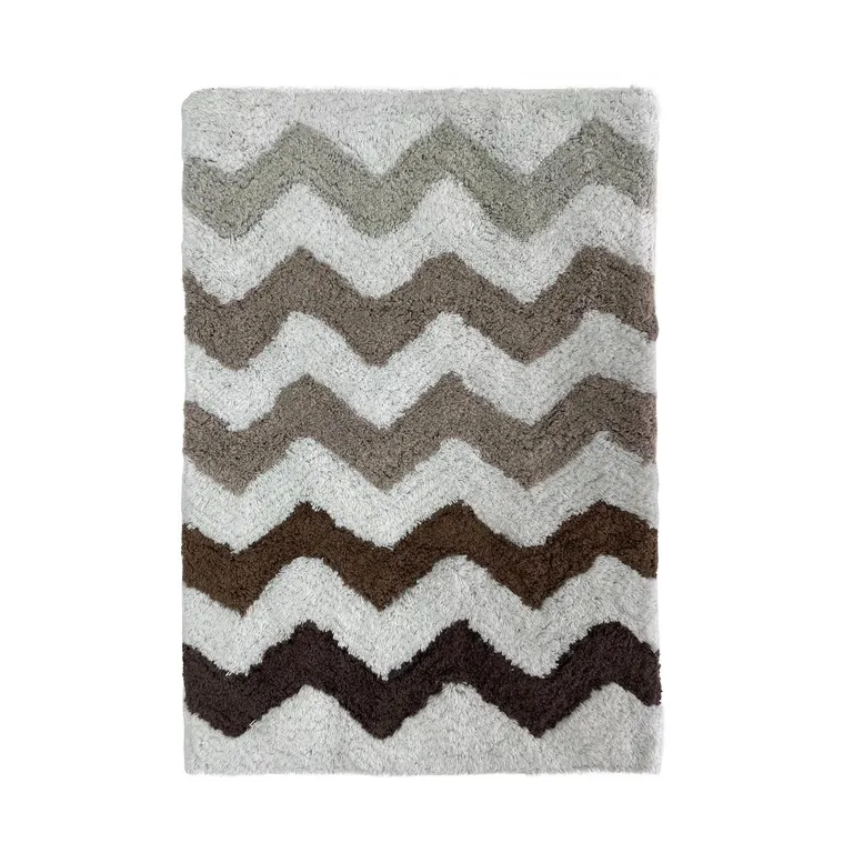 Set 2 Pisos de Baño Venice 40x60 cm Taupe