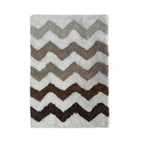 Set 2 Pisos de Baño Venice 40x60 cm Taupe