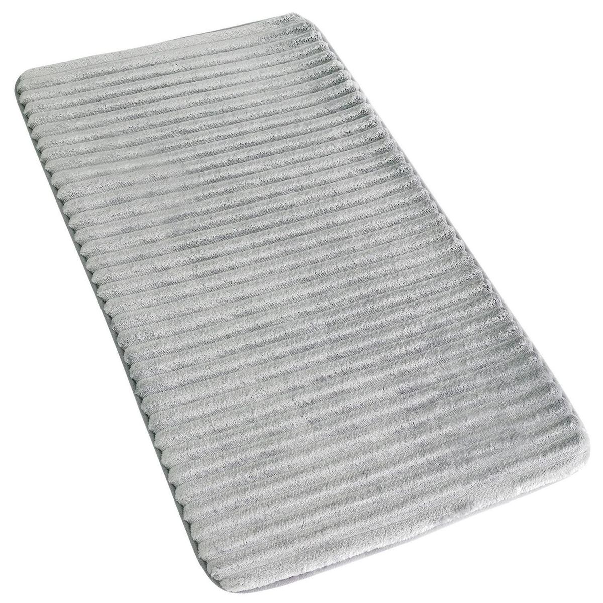 JUST HOME COLLECTION - Piso de Baño Memo 50x80 cm Poliéster Gris