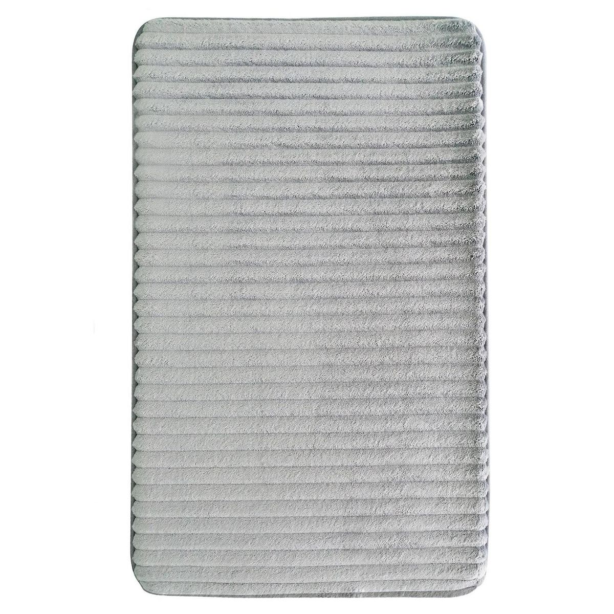 JUST HOME COLLECTION - Piso de Baño Memo 50x80 cm Poliéster Gris