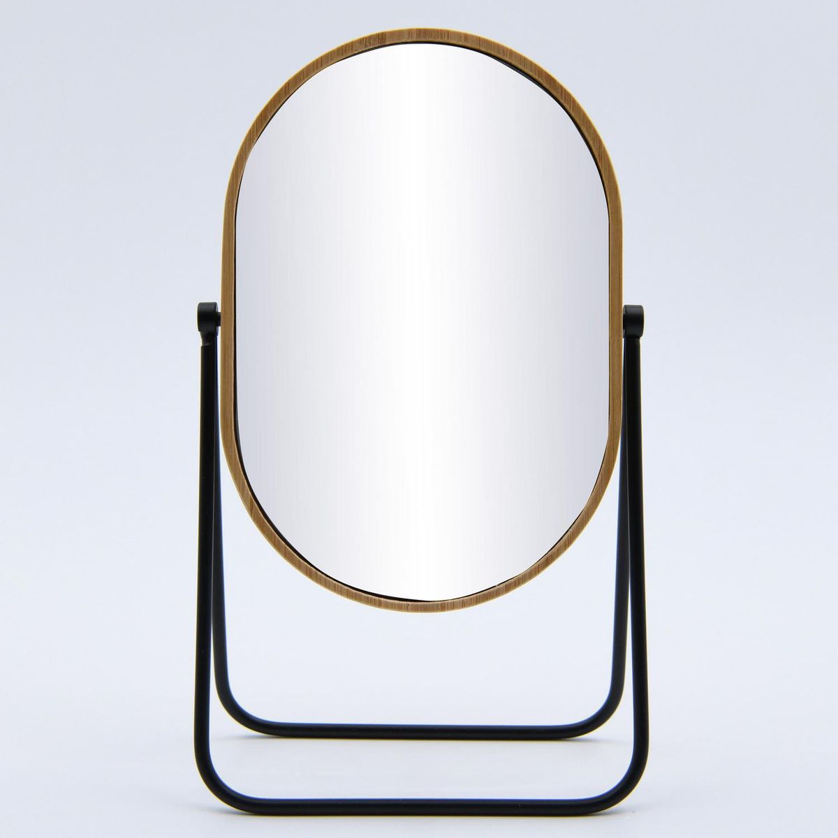 JUST HOME COLLECTION - Espejo Baño Simple 12x20.5 cm Negro Bambu