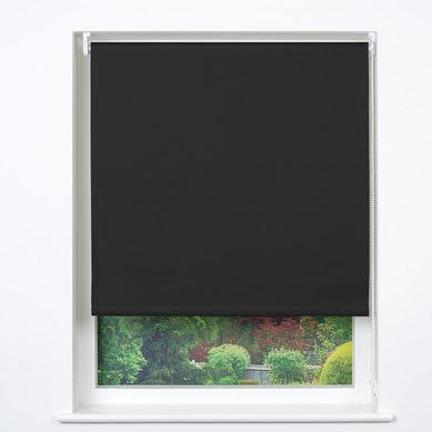 Cortina Roller Black Out Gris Oscuro