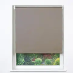 JUST HOME COLLECTION - Cortina Roller Black Out Gris Claro