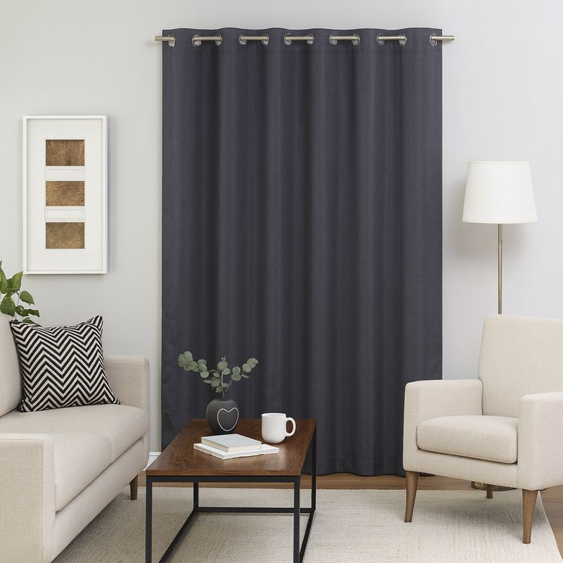 JUST HOME COLLECTION - Cortina de Tela Black Out Noris 135x220cm