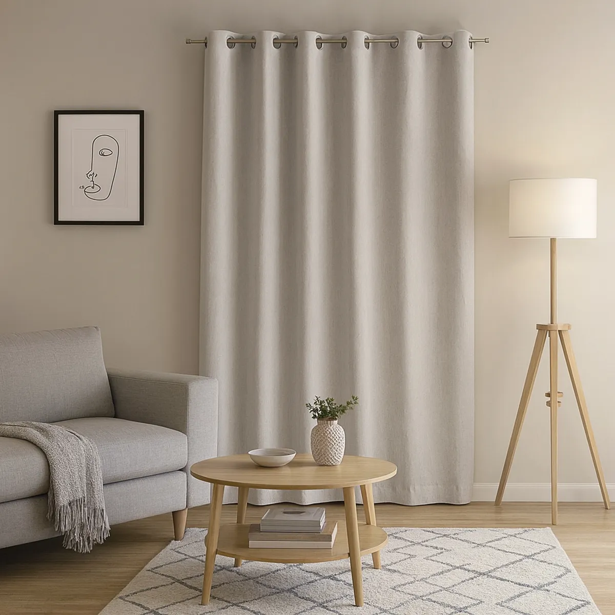 JUST HOME COLLECTION - Cortina Black Out Lara 135x240 cm