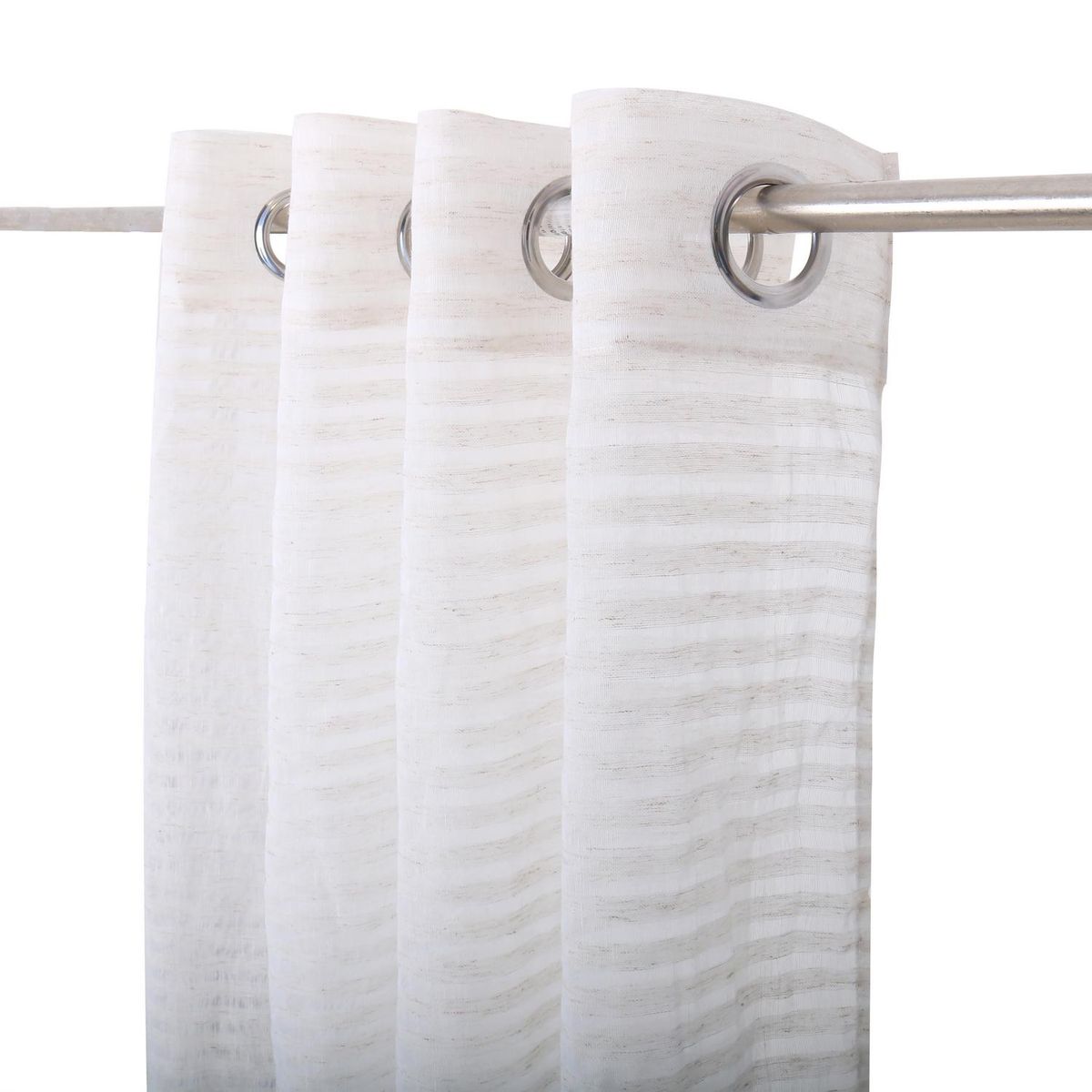 JUST HOME COLLECTION - Cortina velo denis 140x220 cm gris