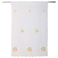 Cortina cocina flores 85x130 cm
