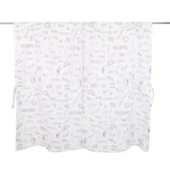 JUST HOME COLLECTION - Cortina cocina coffee 85x130 cm