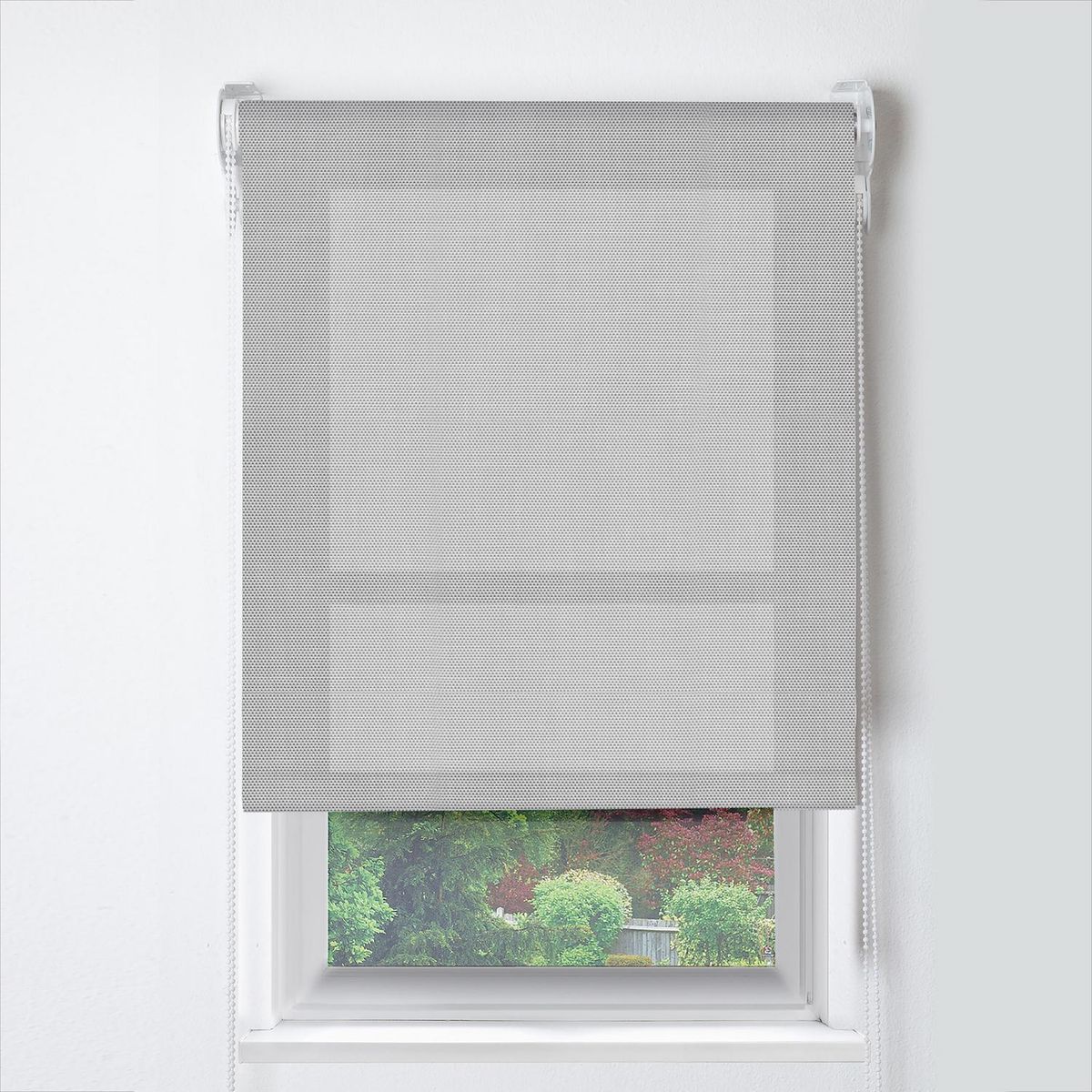 JUST HOME COLLECTION - Cortina roller screen 5% 120x165 cm gris