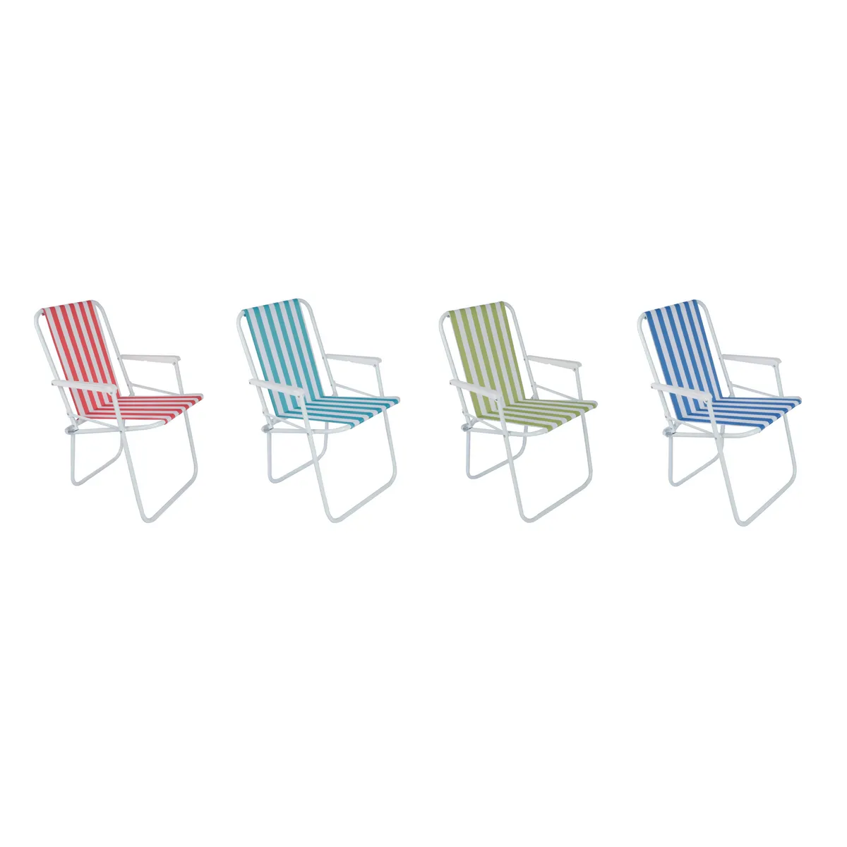 KLIMBER - Silla Plegable Playa 53x78x57 cm Colores