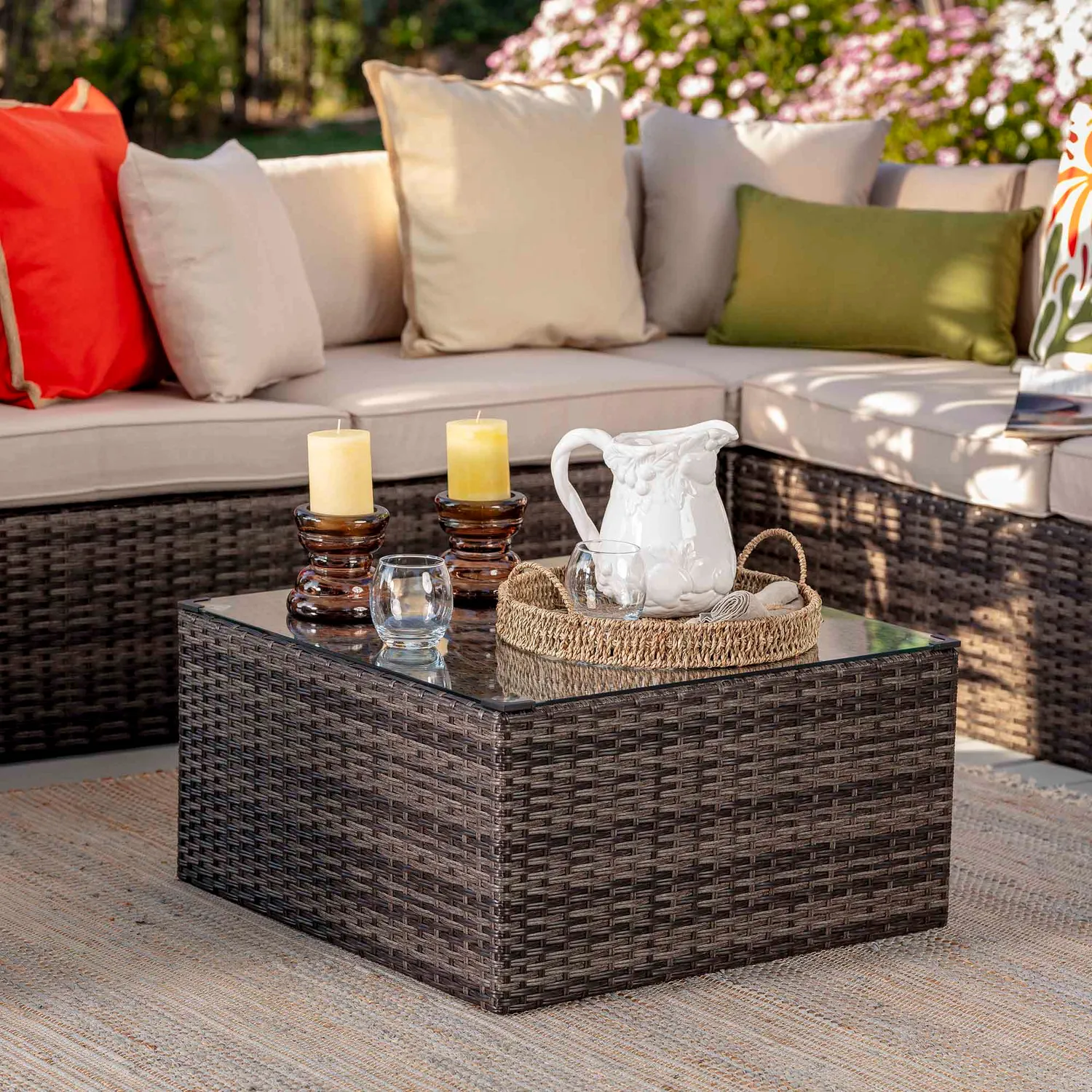JUST HOME COLLECTION Juego de Terraza Living Saigon 5 Personas