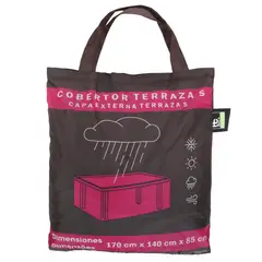 JUST HOME COLLECTION - Cobertor de Terraza S Rectangular 140x170x85 cm Poliuretano Café