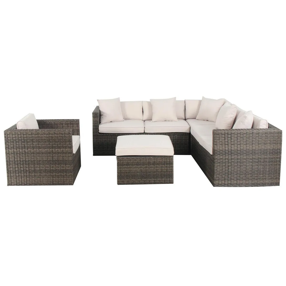 JUST HOME COLLECTION - Set Fundas de Juego de terraza Otra 63x64 Poliéster Natural