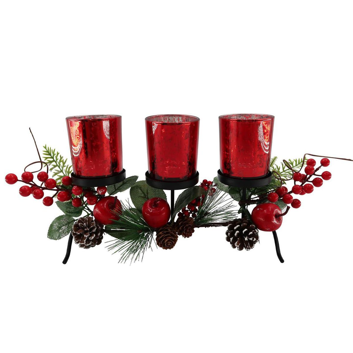 DEAR SANTA - Candelabro 3 velas 28x17.2 cm