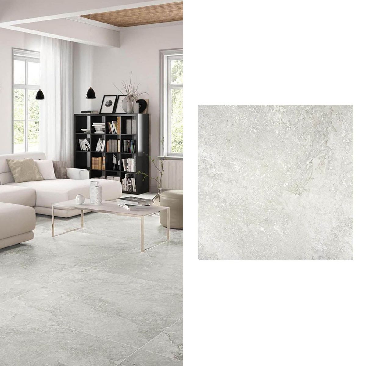 Porcelanato 100x100 cm Rockstone Perla Otro 1.98 m2, marca STN - Foto Principal