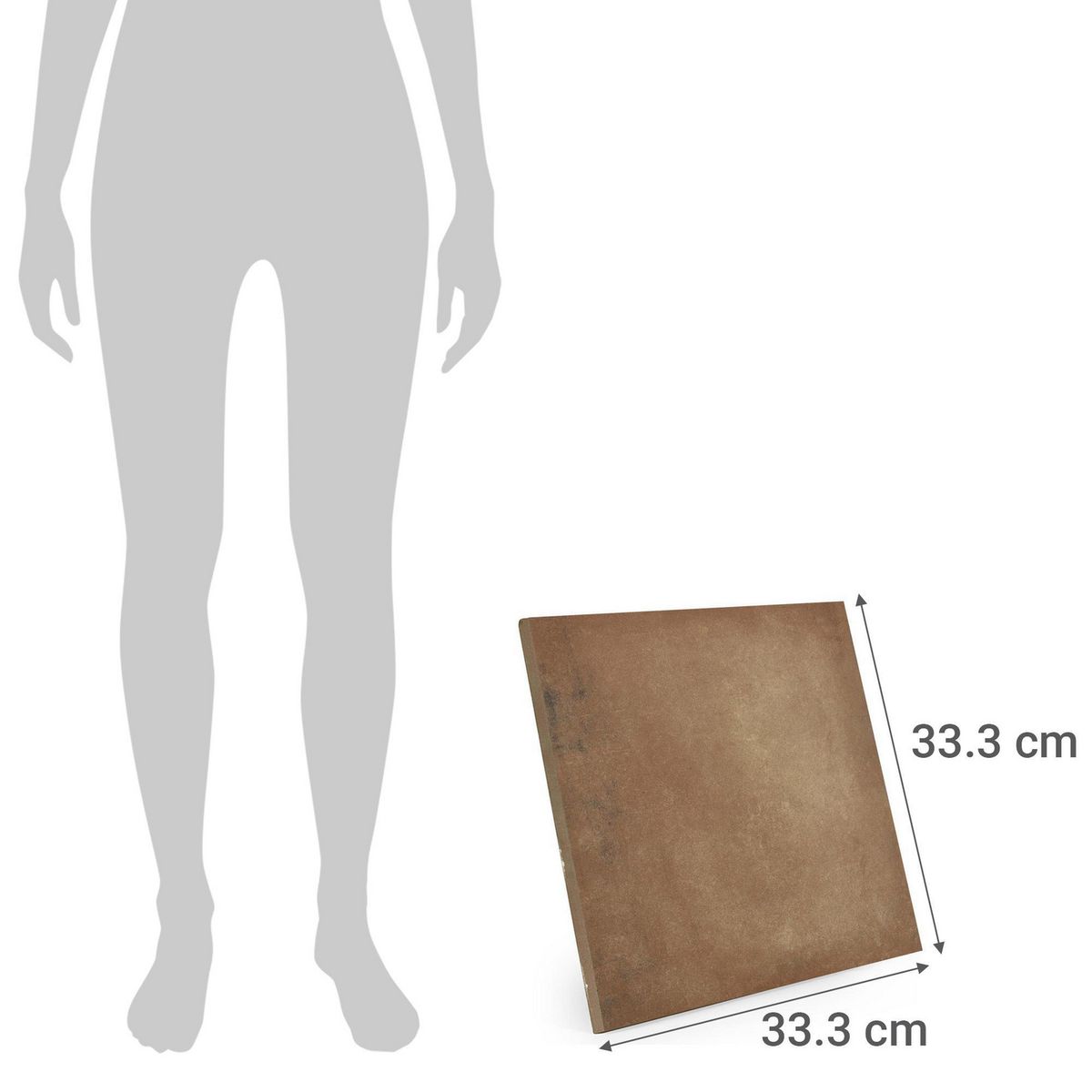 STN - Gres Porcelánico 33.3x33.3 cm Mediterraneo Cal Naranjo 1.44 m2