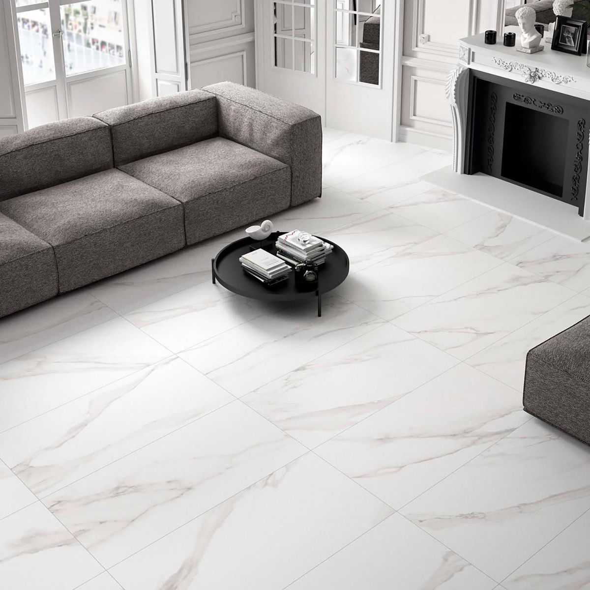 STN - Porcelanato 60x120 cm Duomo Blanco Blanco 1.42 m2